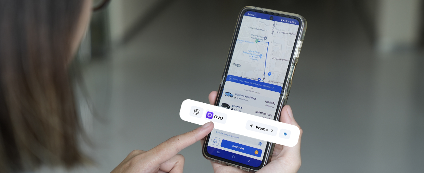 Kini, Naik Bluebird Bayar Pakai OVO, Mobilitas Makin Fleksibel